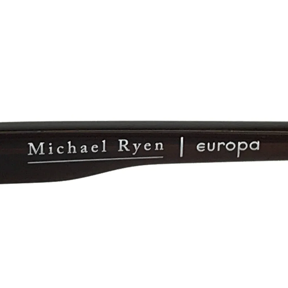 Michael Ryen Eyeglasses Frames MR-436 C2 Matte Gold Brown Aviator 57-17-147